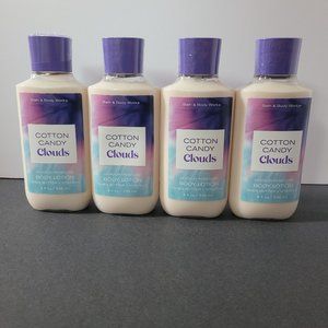 Bath and Body Works Cotton Candy Clouds Body Lotion 4 Bottles